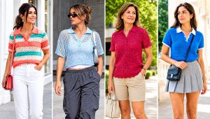25 Crochet Polo Shirt Outfit Ideas for Summer Days