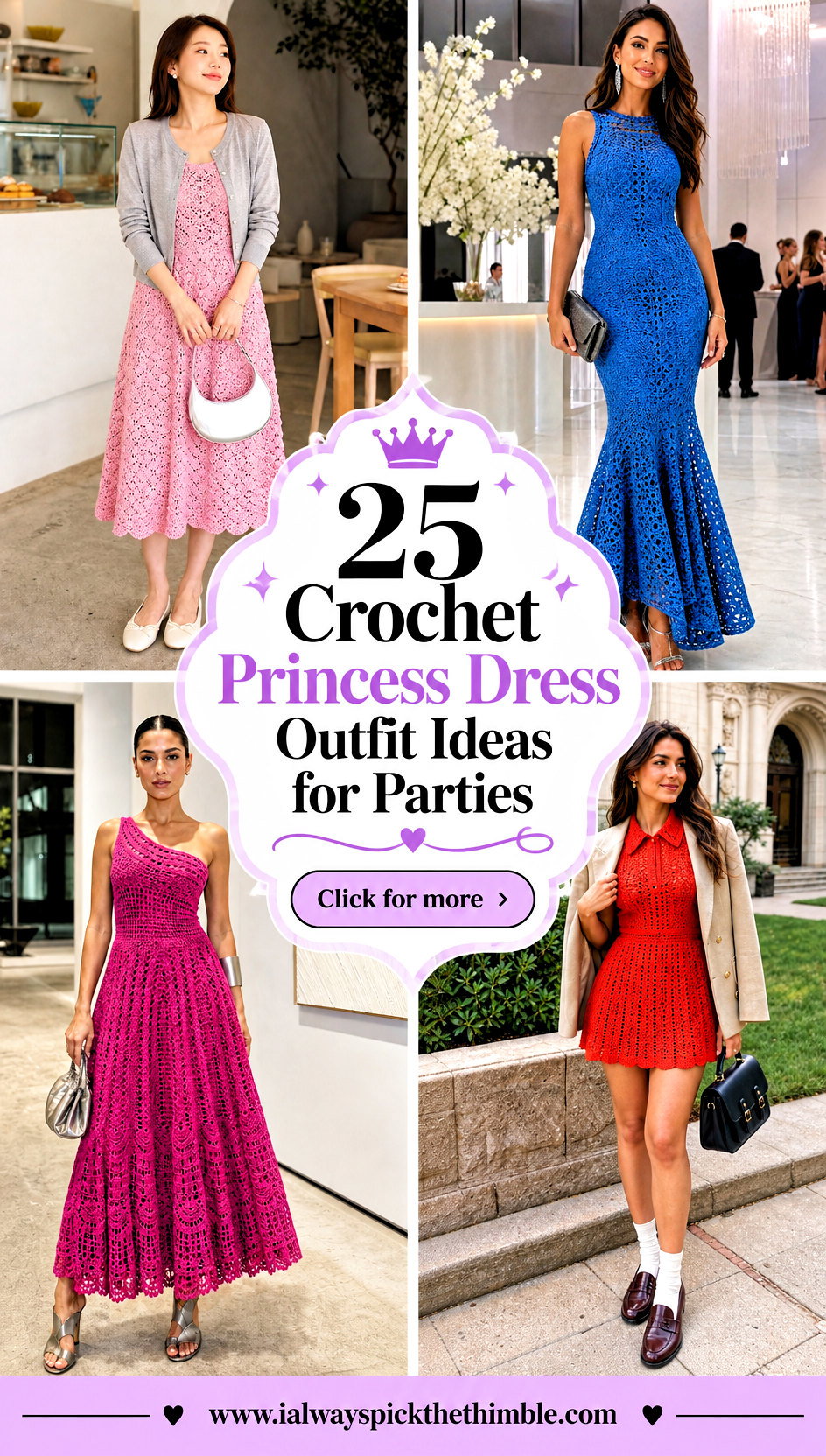 25 Crochet Princess Dress Outfit Ideas for Parties - 25 Crochet Princess Dress Outfit Ideas for Parties
