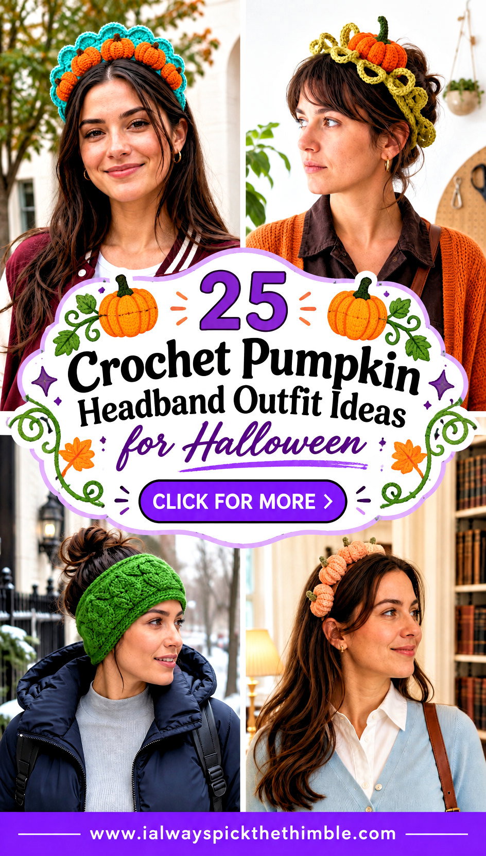 25 Crochet Pumpkin Headband Outfit Ideas for Halloween - 25 Crochet Pumpkin Headband Outfit Ideas for Halloween