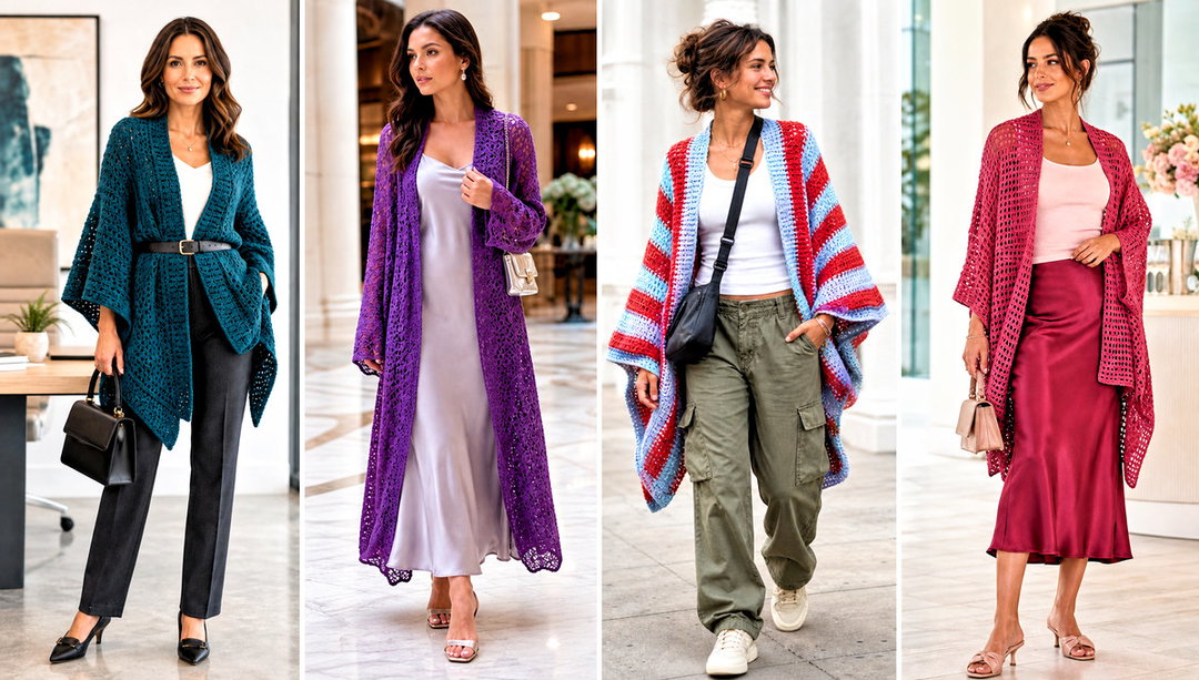 25 Crochet Ruana Outfit Ideas for Effortless Fall Layers