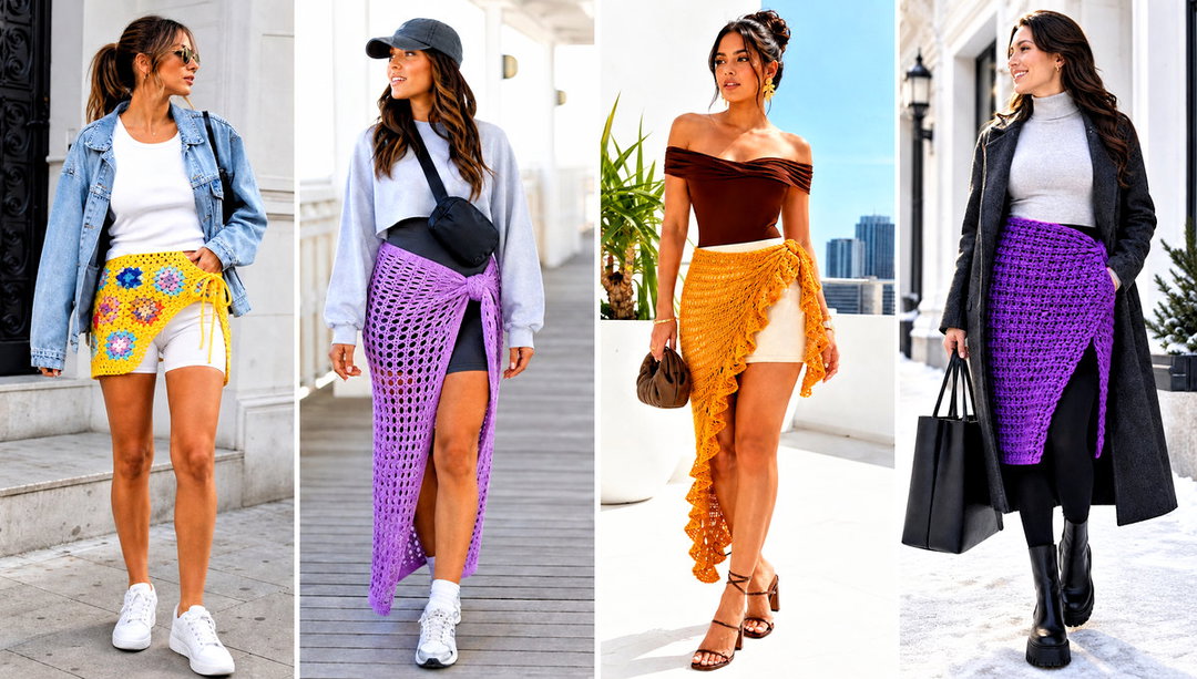 25 Crochet Sarong Outfit Ideas for Chic Beach Cover-Ups