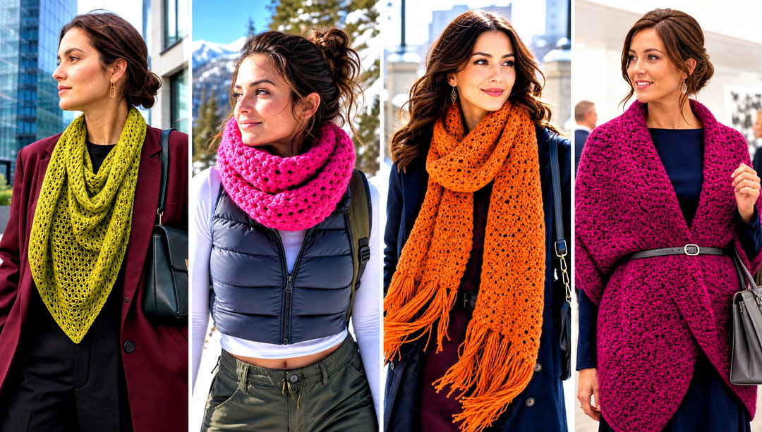25 Crochet Scarf Ideas for Cozy Cold-Weather Layers