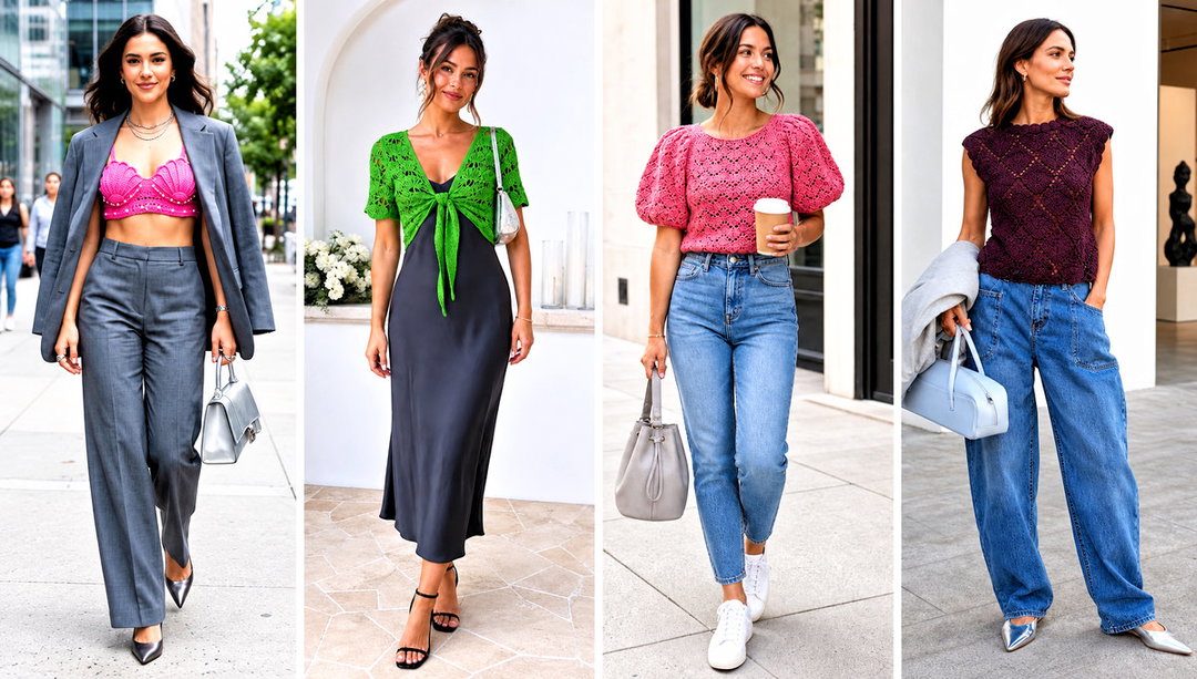 25 Crochet Seashell Top Outfit Ideas for Beach Vacations