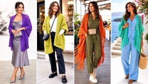 25 Crochet Shawls and Wraps Outfit Ideas for Dressy Events