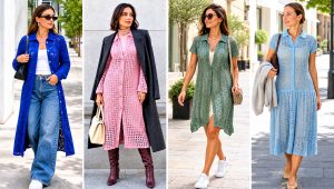 25 Crochet Shirt Dress Outfit Ideas for Resort Days