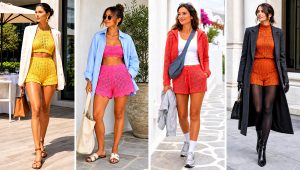 25 Crochet Shorts Set Outfit Ideas for Weekend Trips