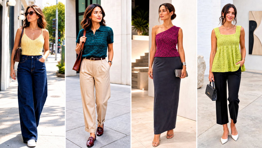 25 Crochet Simple Top Outfit Ideas for Everyday Wear