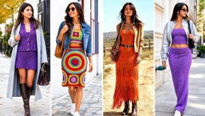 25 Crochet Skirt and Top Outfit Ideas for Coastal Days
