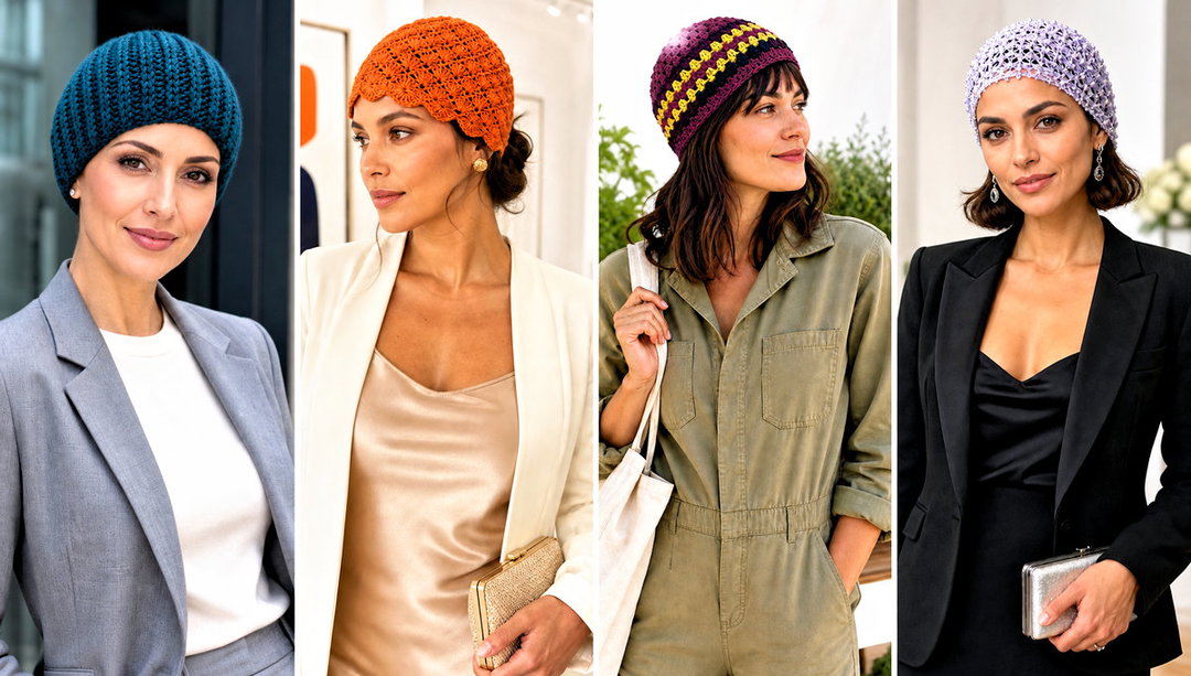 25 Crochet Skull Cap Outfit Ideas for Urban Casual Looks