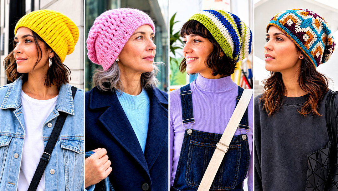 25 Crochet Slouch Beanie Outfit Ideas for Casual Days
