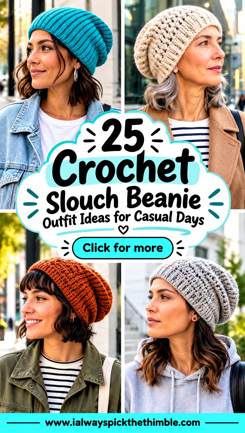 25 Crochet Slouch Beanie Outfit Ideas for Casual Days - 25 Crochet Slouch Beanie Outfit Ideas for Casual Days