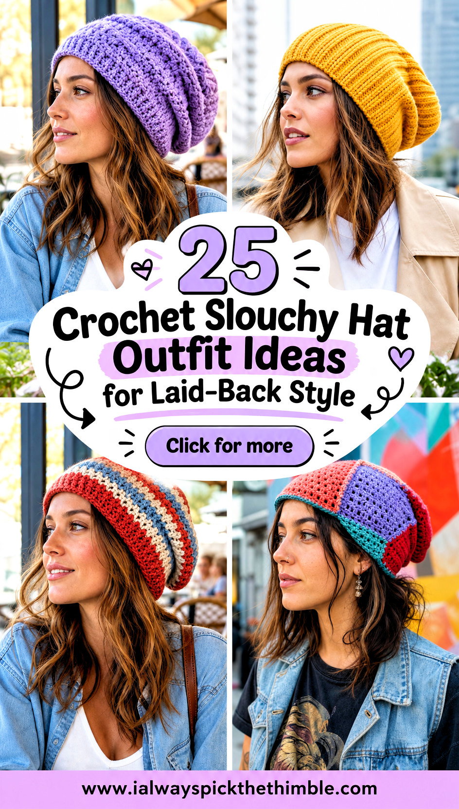 25 Crochet Slouchy Hat Outfit Ideas for Laid-Back Style - 25 Crochet Slouchy Hat Outfit Ideas for Laid-Back Style