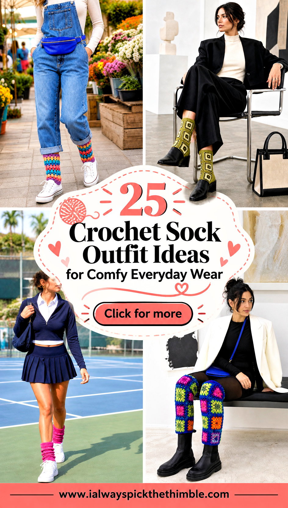 25 Crochet Sock Outfit Ideas for Comfy Everyday Wear - 25 Crochet Sock Outfit Ideas for Comfy Everyday Wear
