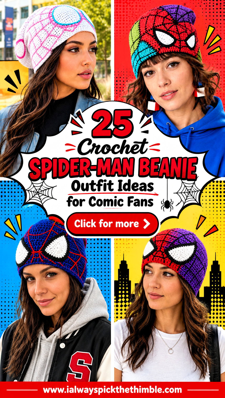 25 Crochet Spider-Man Beanie Outfit Ideas for Comic Fans - 25 Crochet Spider-Man Beanie Outfit Ideas for Comic Fans