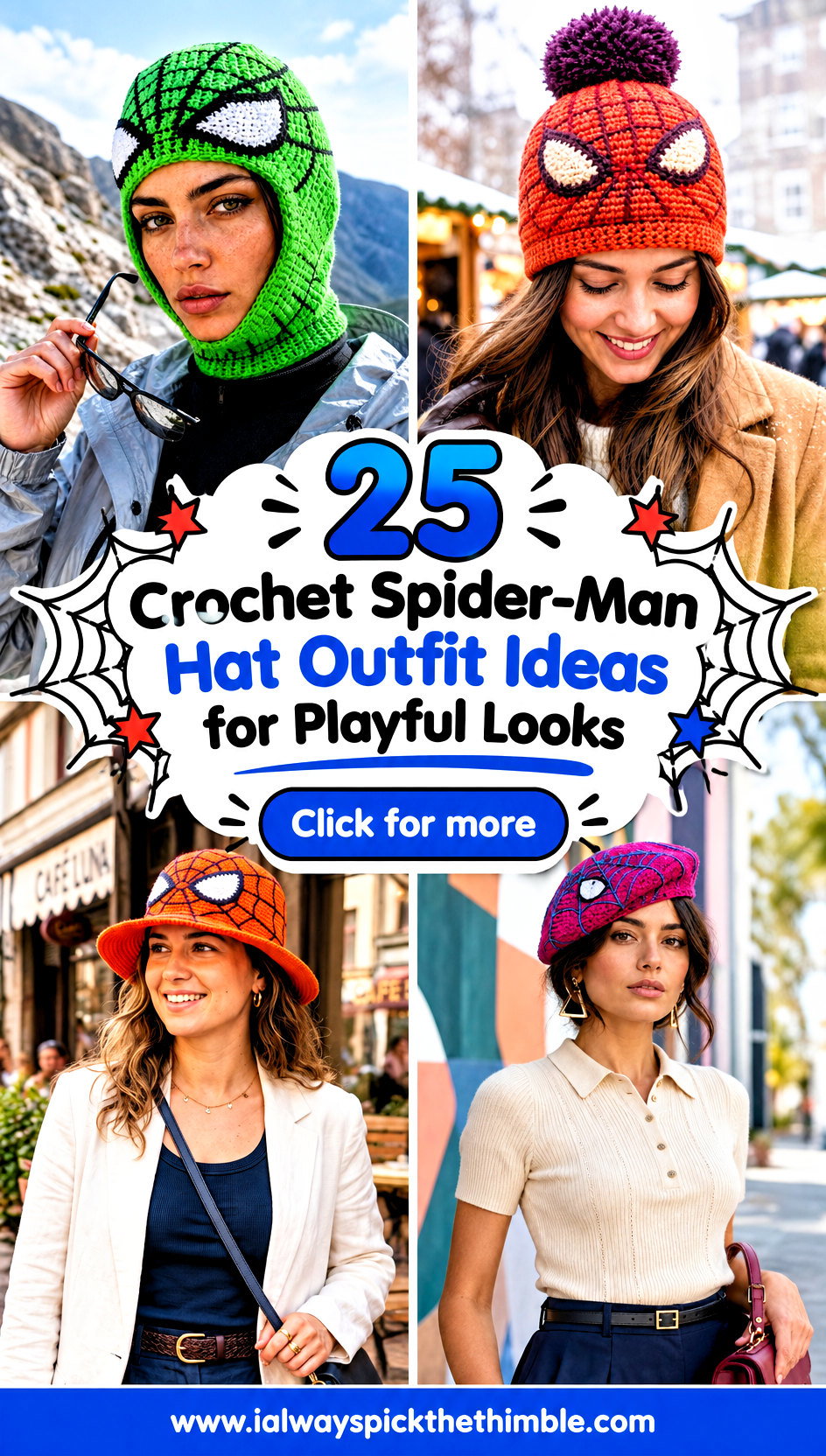 25 Crochet Spider-Man Hat Outfit Ideas for Playful Looks - 25 Crochet Spider-Man Hat Outfit Ideas for Playful Looks