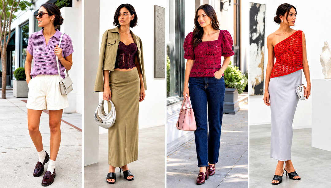 25 Crochet Spring Tops Outfit Ideas for Sunny Days