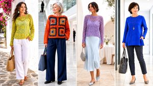 25 Crochet Square Sweater Outfit Ideas for Cozy Weekends