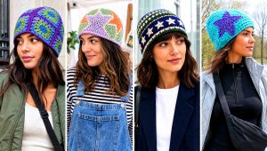 25 Crochet Star Beanie Outfit Ideas for Chilly Days