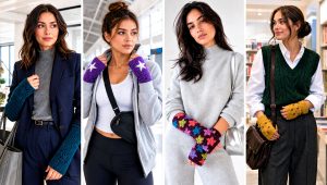 25 Crochet Star Gloves Outfit Ideas for Winter Layers