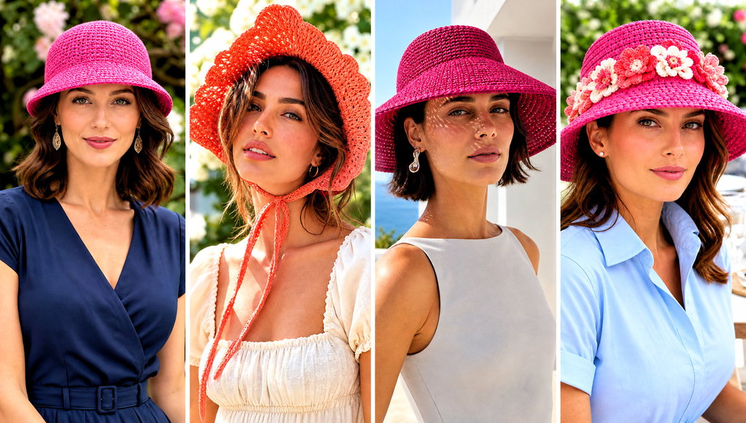 25 Crochet Straw Hat Outfit Ideas for Summer Getaways