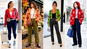 25 Crochet Strawberry Cardigan Outfit Ideas for Spring