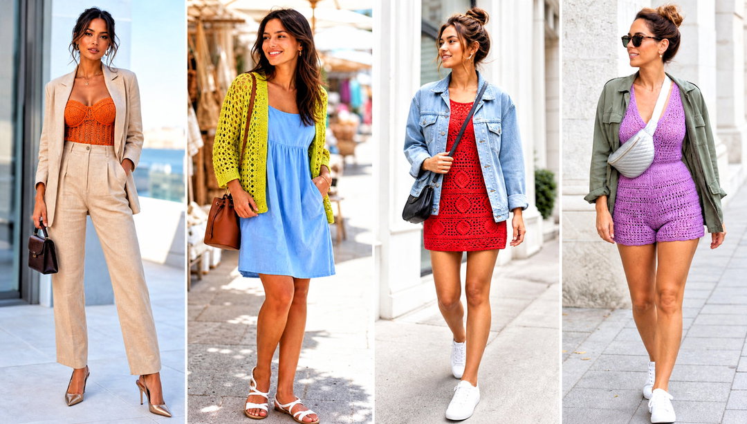 25 Crochet Summer Clothes and Outfit Ideas for Vacations