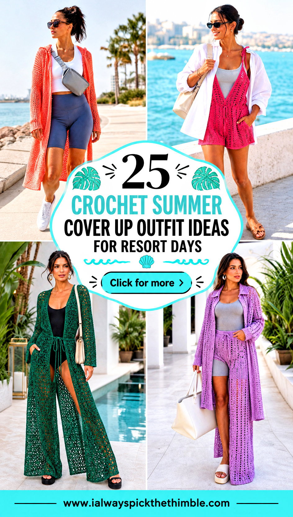 25 Crochet Summer Cover Up Outfit Ideas for Resort Days - 25 Crochet Summer Cover Up Outfit Ideas for Resort Days