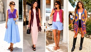 25 Crochet Summer Vest Outfit Ideas for Light Layering