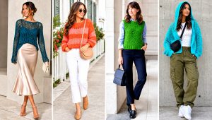 25 Crochet Sweaters Outfit Ideas for Easy Fall Layers
