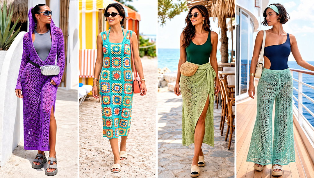 25 Crochet Swimsuit Cover Up Outfit Ideas for Resort Wear