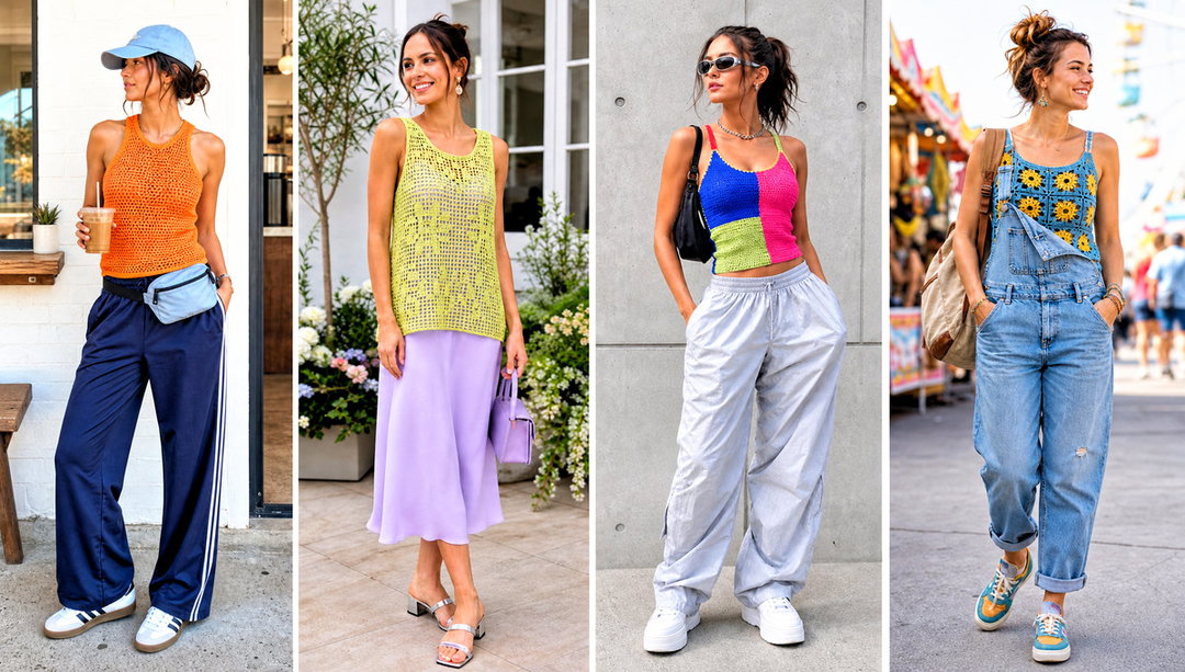 25 Crochet Tank Tops Outfit Ideas for Sunny Weekends