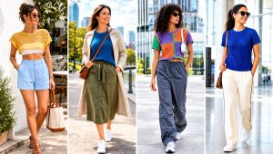25 Crochet Tee Outfit Ideas for Laid-Back Summer Days