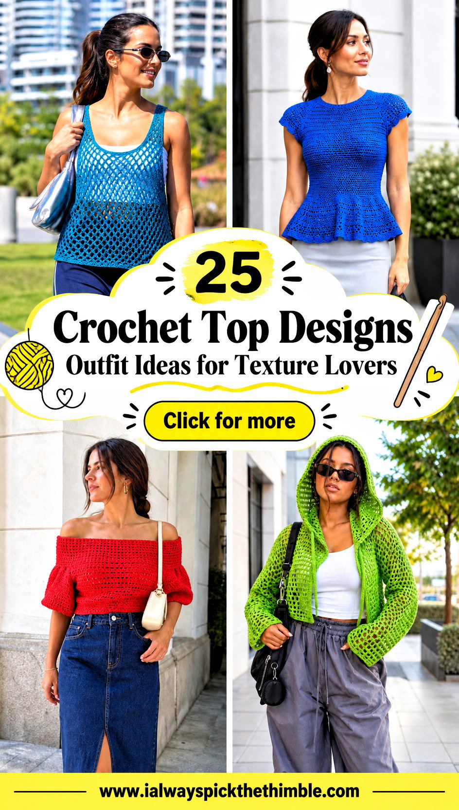 25 Crochet Top Designs Outfit Ideas for Texture Lovers - 25 Crochet Top Designs Outfit Ideas for Texture Lovers