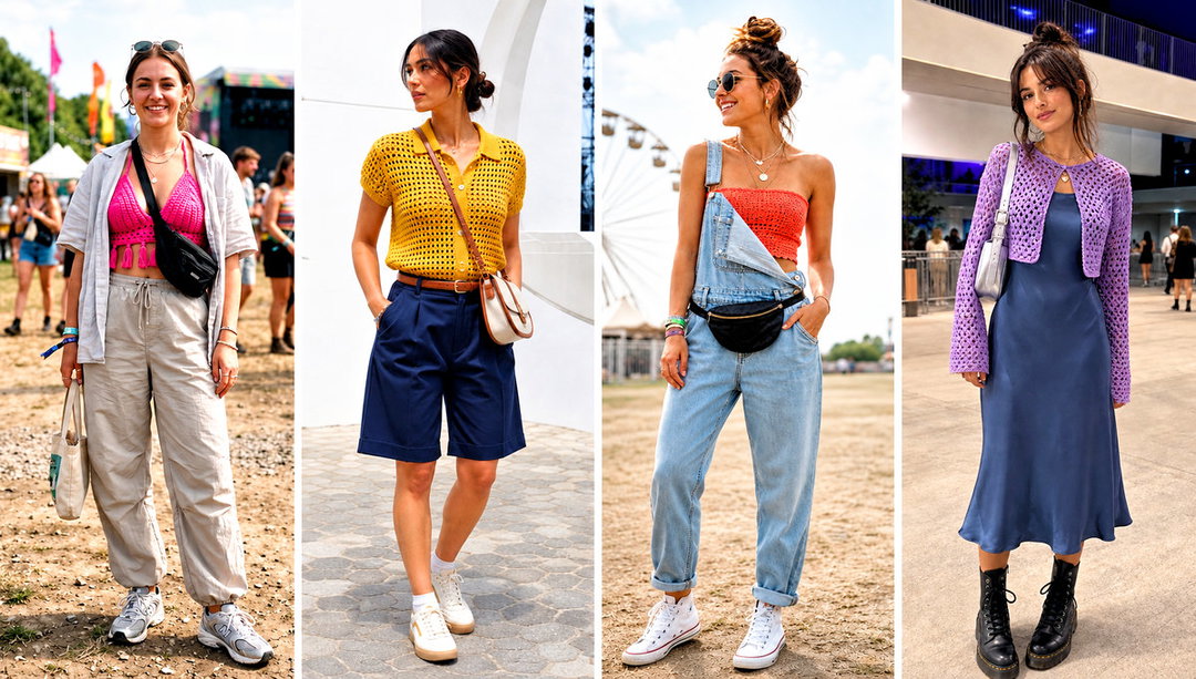 25 Crochet Top Festival Outfit Ideas for Music Weekends