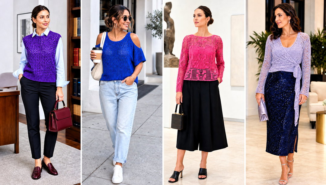 25 Crochet Top Outfit Ideas for Effortless Beach Days