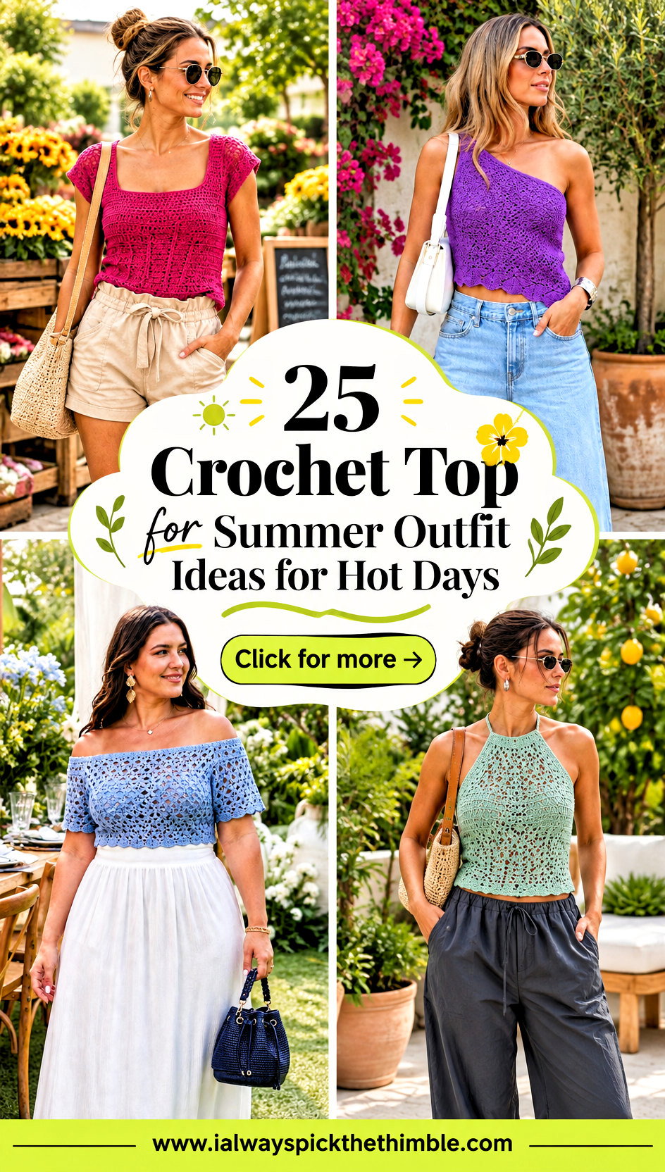 25 Crochet Top for Summer Outfit Ideas for Hot Days - 25 Crochet Top for Summer Outfit Ideas for Hot Days