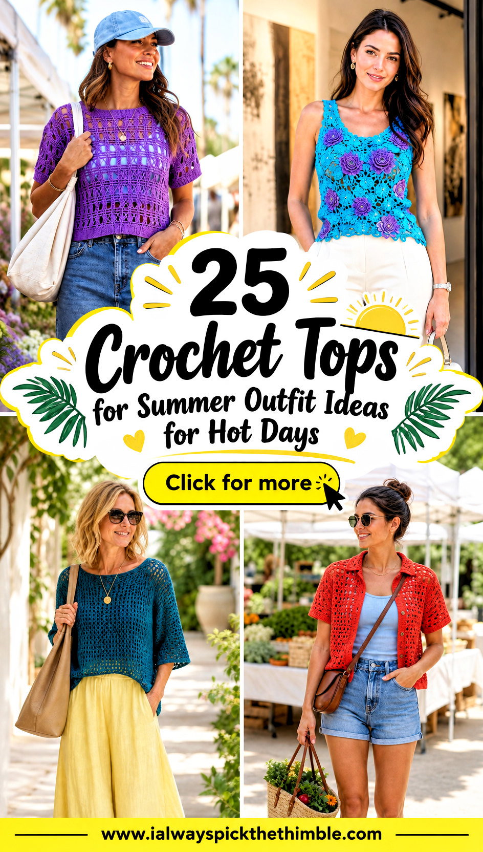 25 Crochet Tops for Summer Outfit Ideas for Hot Days - 25 Crochet Tops for Summer Outfit Ideas for Hot Days