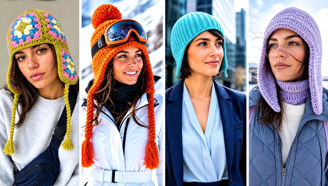 25 Crochet Trapper Hat Outfit Ideas for Snowy Days
