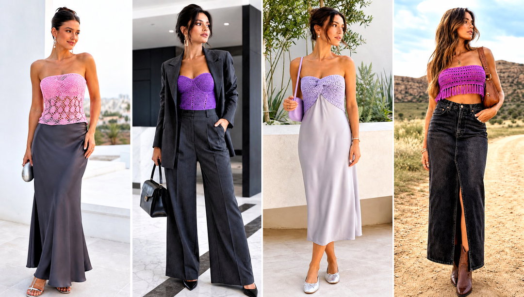 25 Crochet Tube Top Outfit Ideas for Sunny Getaways