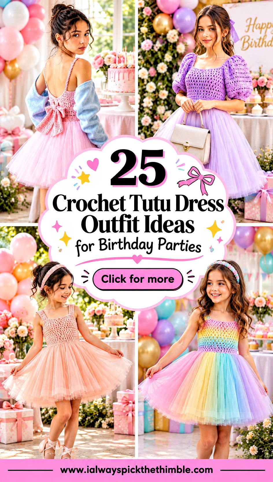25 Crochet Tutu Dress Outfit Ideas for Birthday Parties - 25 Crochet Tutu Dress Outfit Ideas for Birthday Parties
