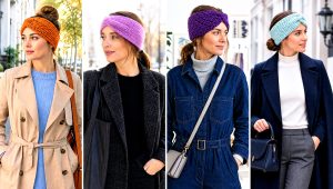 25 Crochet Twisted Ear Warmer Outfit Ideas for Winter Walks