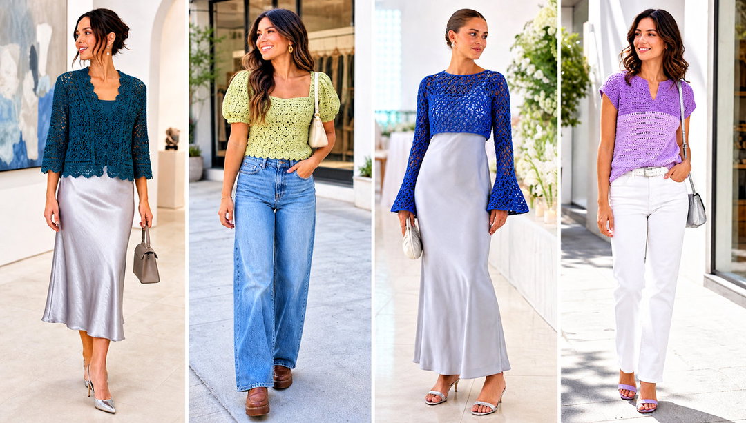 25 Crochet Vera Top Outfit Ideas for Everyday Summer Wear