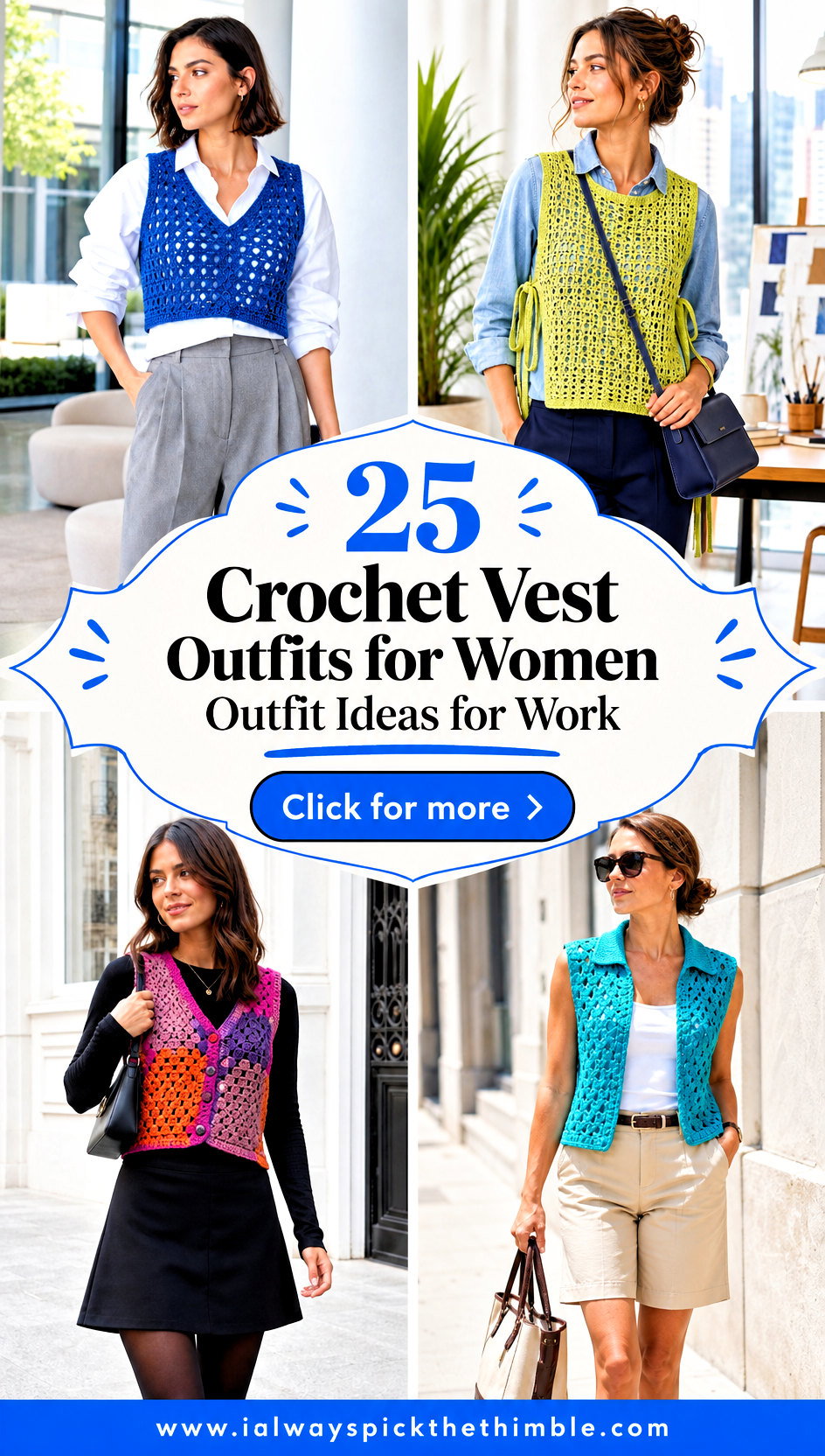 25 Crochet Vest Outfits for Women Outfit Ideas for Work - 25 Crochet Vest Outfits for Women Outfit Ideas for Work