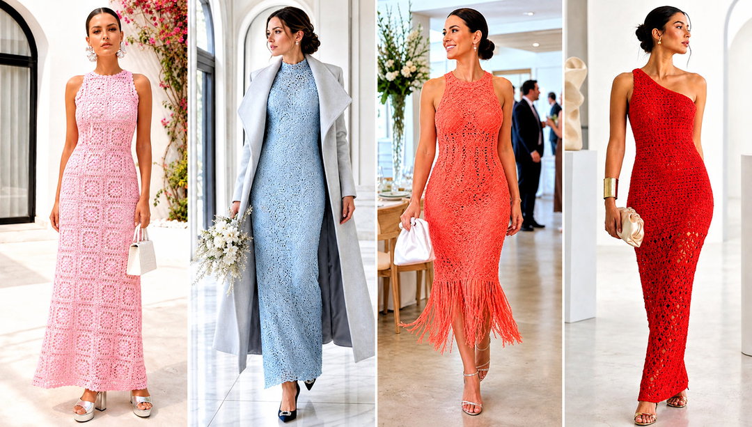 25 Crochet Wedding Dresses Outfit Ideas for Beach Ceremonies