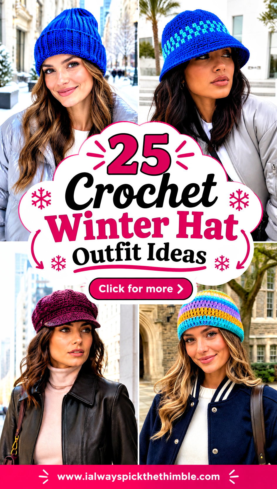 25 Crochet Winter Hat Outfit Ideas for Cozy Snow Days - 25 Crochet Winter Hat Outfit Ideas for Cozy Snow Days