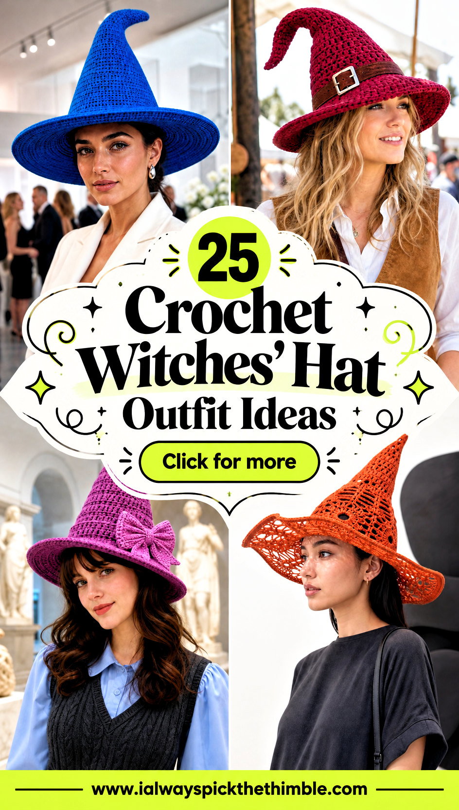 25 Crochet Witches Hat Outfit Ideas for a Playful Costume - 25 Crochet Witches’ Hat Outfit Ideas for a Playful Costume