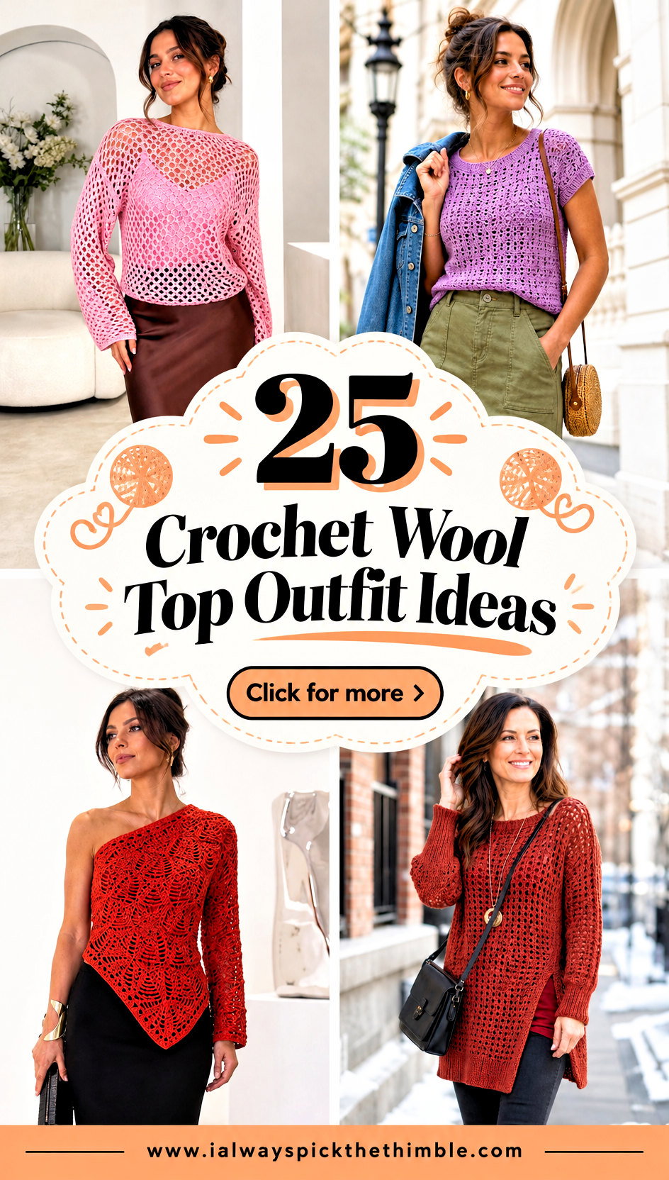 25 Crochet Wool Top Outfit Ideas for Cozy Indoor Days - 25 Crochet Wool Top Outfit Ideas for Cozy Indoor Days