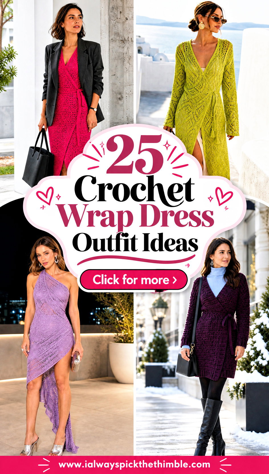 25 Crochet Wrap Dress Outfit Ideas for Summer Evenings - 25 Crochet Wrap Dress Outfit Ideas for Summer Evenings