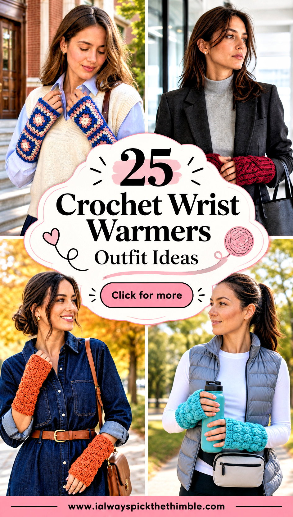 25 Crochet Wrist Warmers Outfit Ideas for Cozy Layers - 25 Crochet Wrist Warmers Outfit Ideas for Cozy Layers