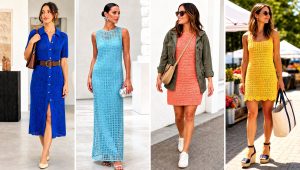 25 Crocheted Dress Outfit Ideas for Beachside Dinners